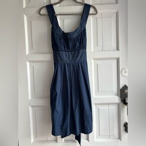 Trixxi Dress size 13 Navy&White, Fit & Flare Tank Top Wide Straps Cocktail Dress
